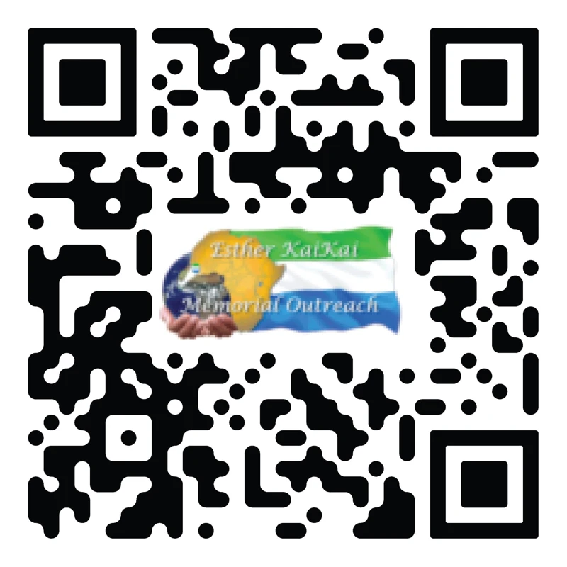 QR code linking to the EKMOI giving page